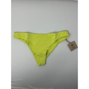 Toast Swim x Free People NEW Low Rise Hipster Bikini Swim Bottoms Daiquiri Small